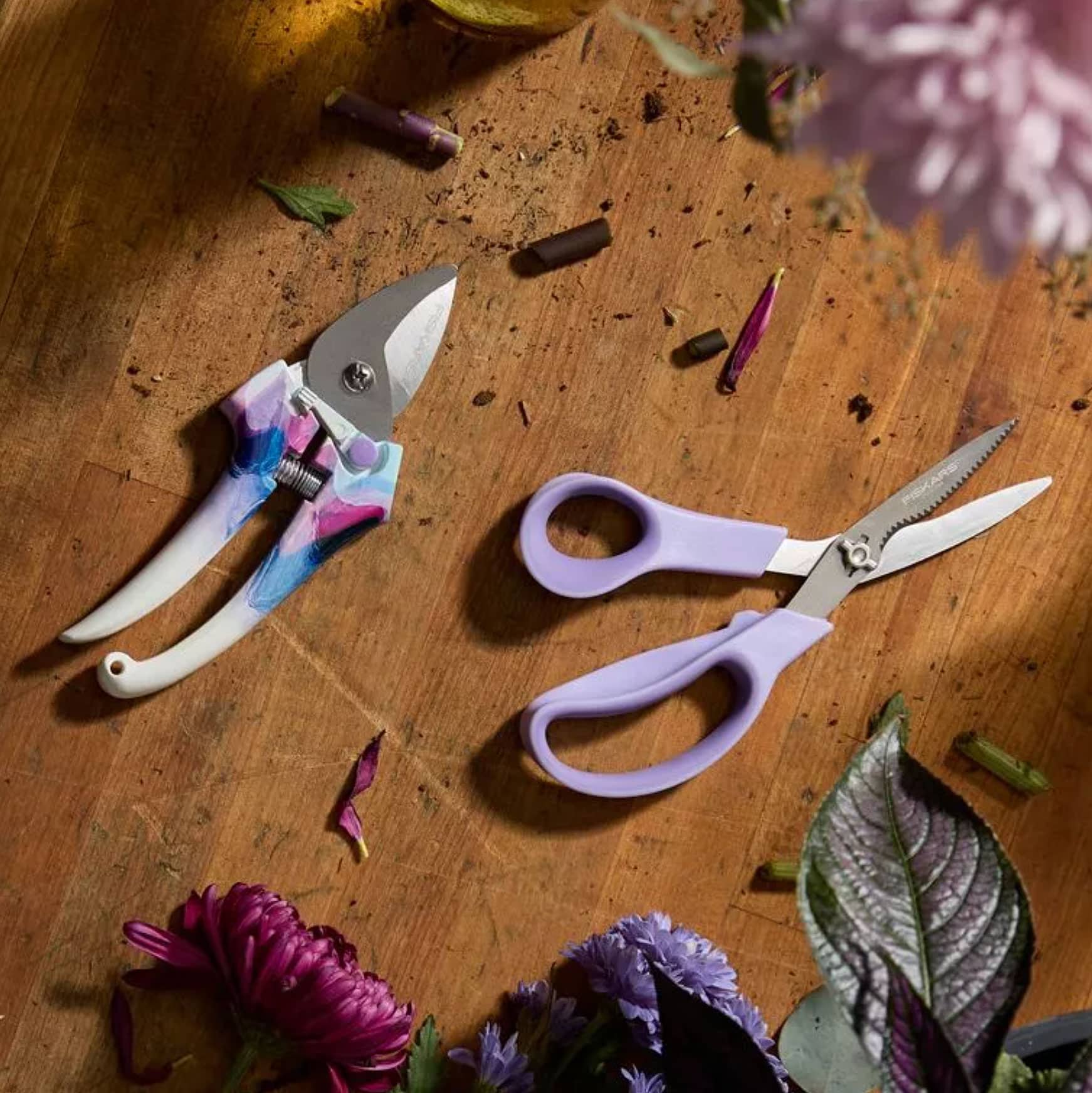Designer shears and pruners set