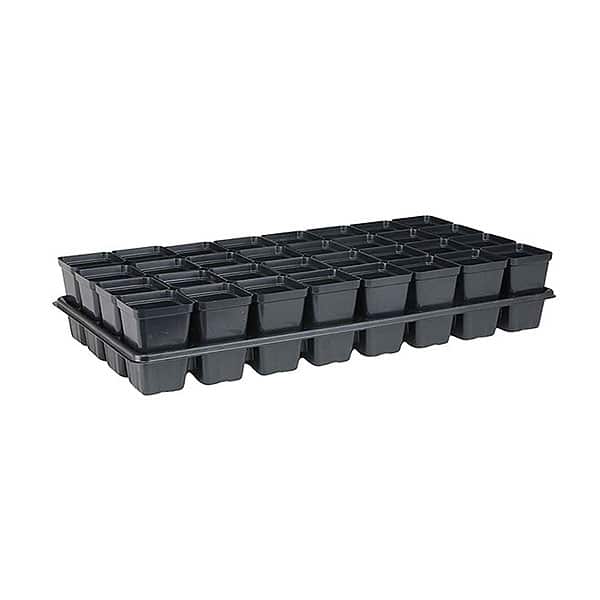 32-cell seed starting tray with pots