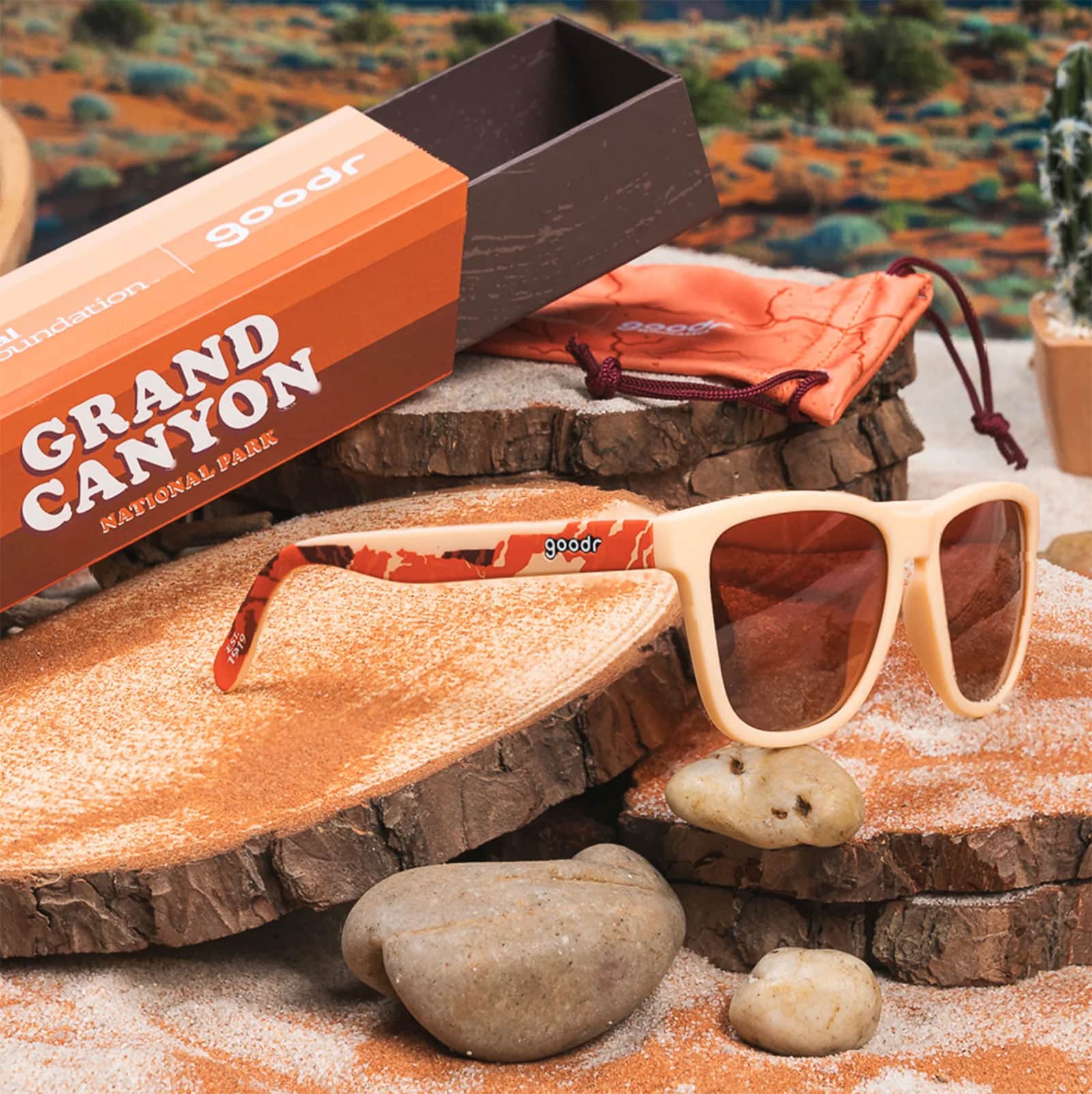 National park-themed Goodr sunglasses